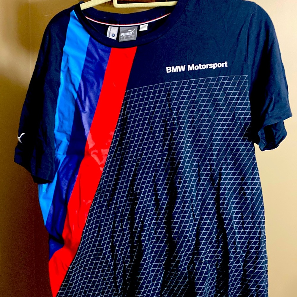 Puma BMW t shirt size large , like new